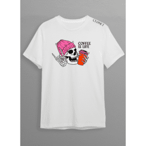 Coffee Is Life Skull Tee