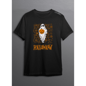 Pumpkin Ghost Halloween Tee