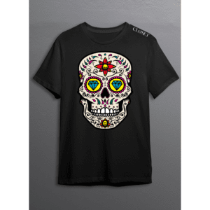 Grinning Skull Halloween Tee