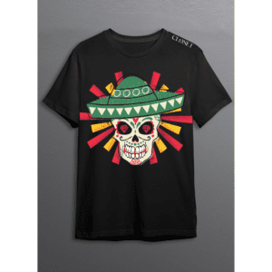 Fiesta Skull Sombrero T-Shirt