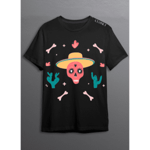Fiesta Skull Sombrero Tee