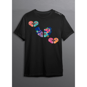Colorful Calavera Romance Tee