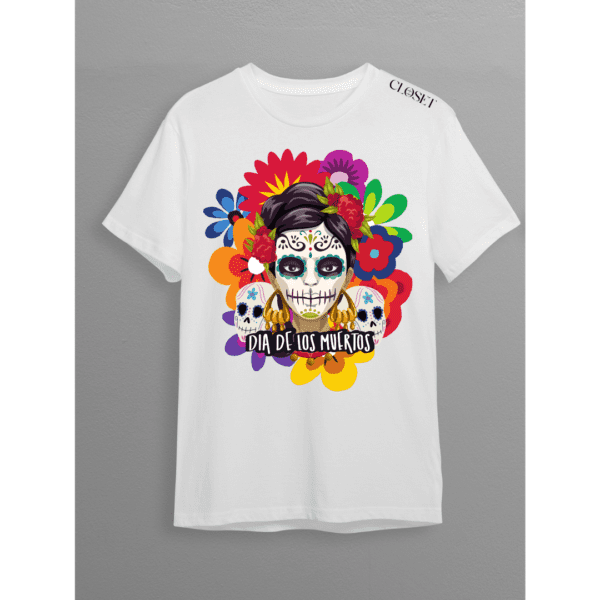 Day of the Dead Skull Halloween Tee