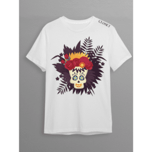Floral Skull Fiesta Tee