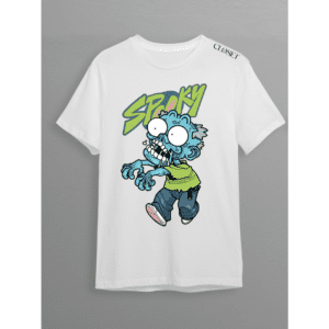 Spooky Cartoon Zombie Tee
