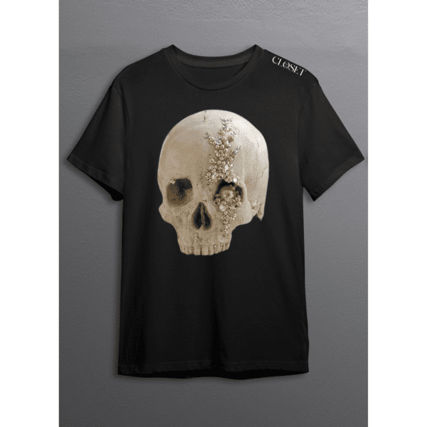Floral Skull Halloween Tee