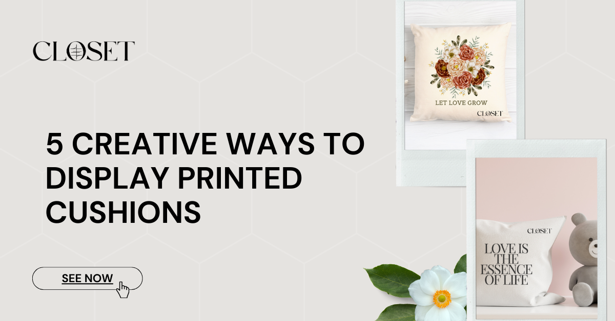 HH Closet printed cushions