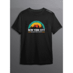 New York Retro Skyline Tee – Dreams, Skies, and Timeless Energy