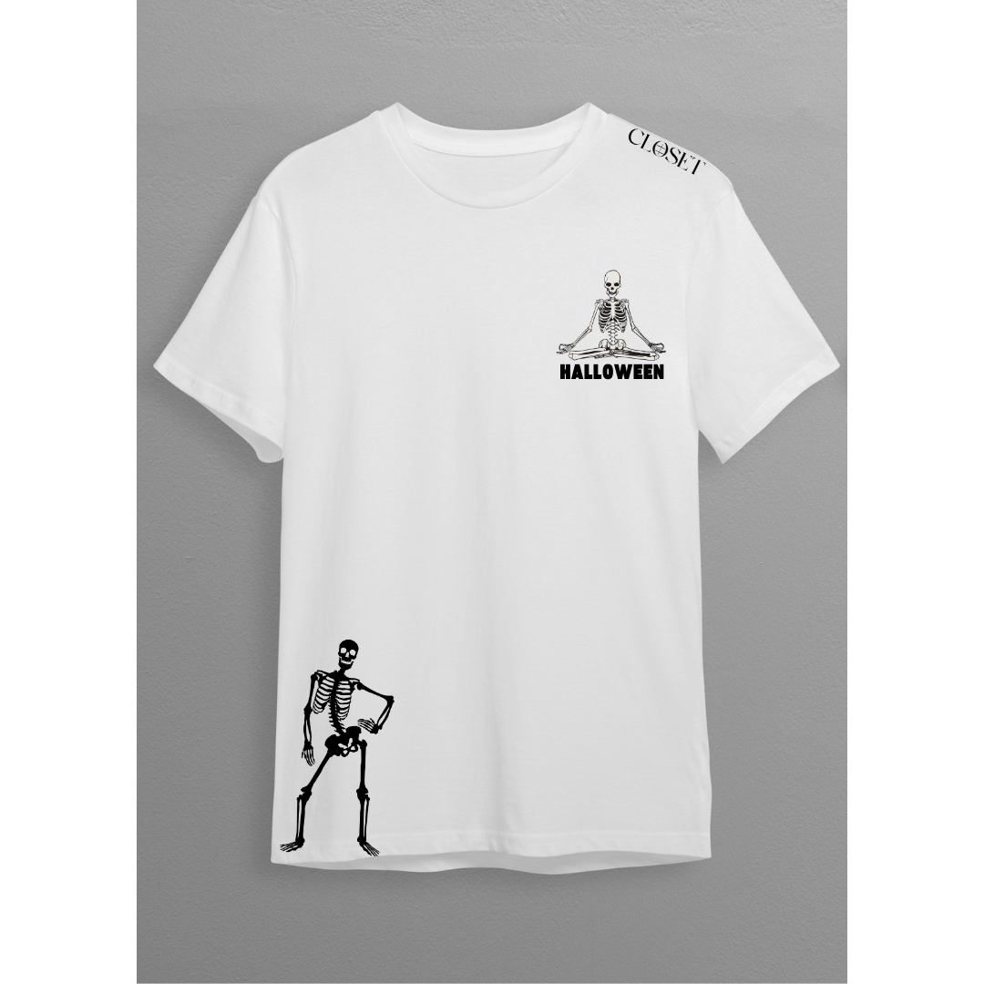 Chill Skeleton Halloween Tee