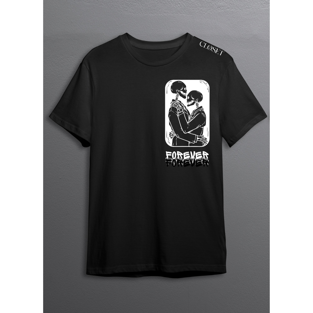 Couple Skeleton Halloween T-shirt