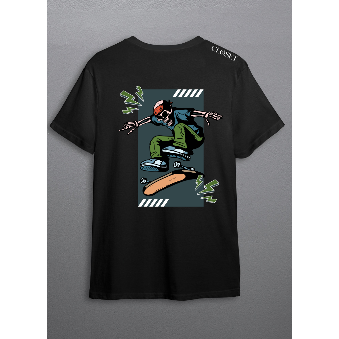 Skull Flip Electric Skater TShirt