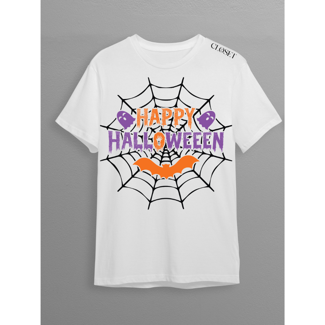 Spider Web Halloween T-Shirt