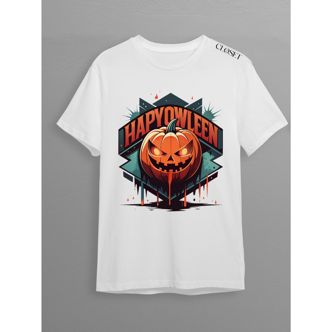 Halloween pumpkin Glow Tee