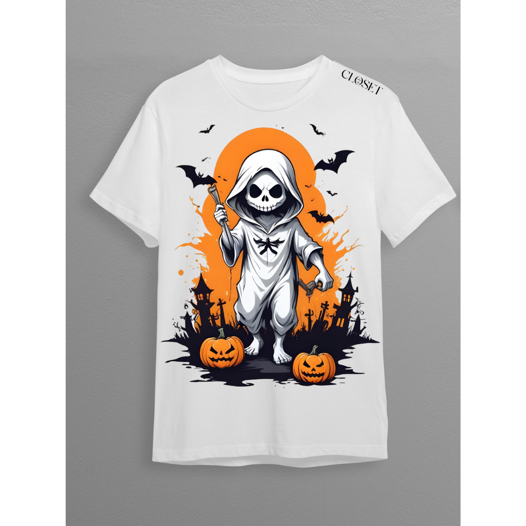 Jack Skellington Smirk Halloween T-Shirt
