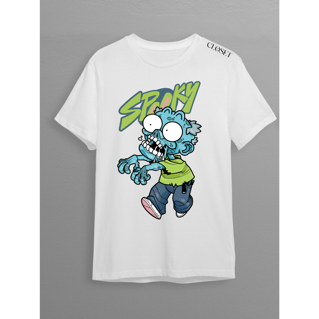 Spooky Cartoon Zombie Tee