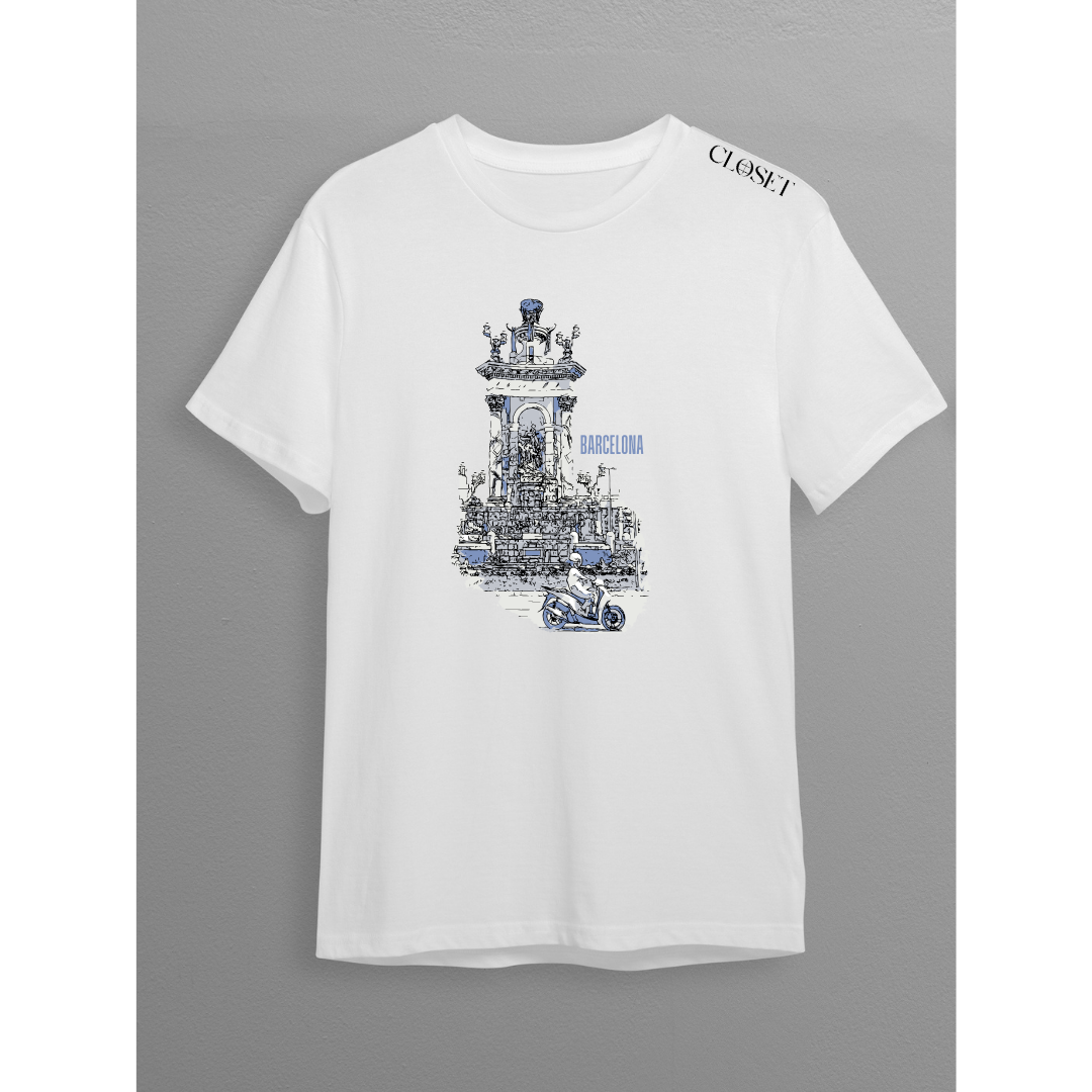 Barcelona Cityscape T-Shirt