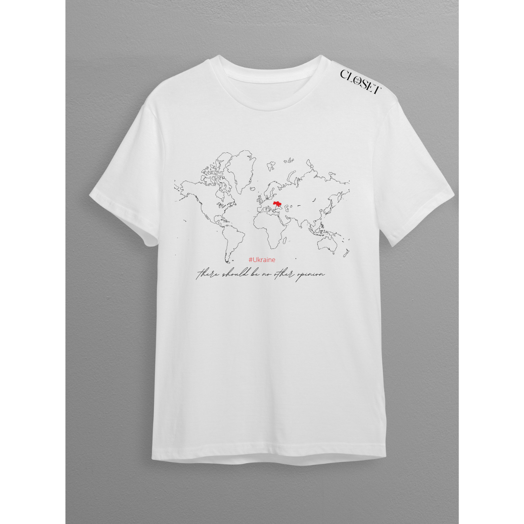 Ukraine Peace Map Tee