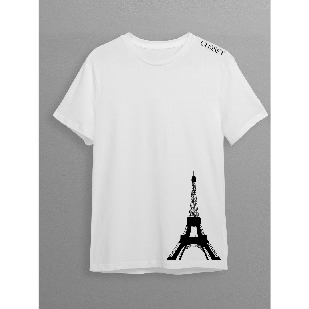 Paris Eiffel Minimalist Tee